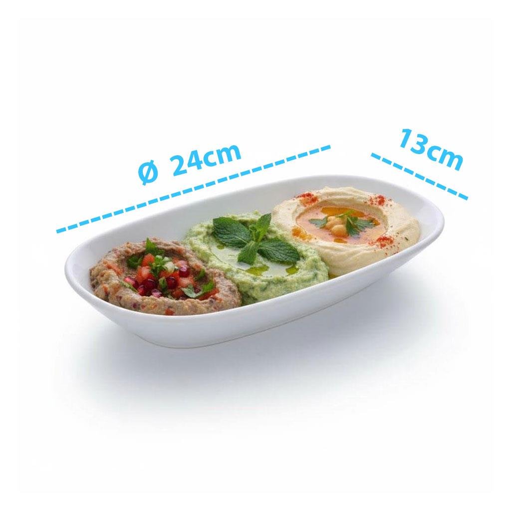 Göreme 607 Termostar Melamin Kayık Tabak No:1 - 13x24cm | ID2250