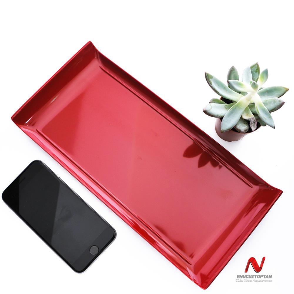 Göreme 612 Termostar Kırılmaz Melamin Kahve Pasta Sunum Tepsisi 30 cm  | ID4909