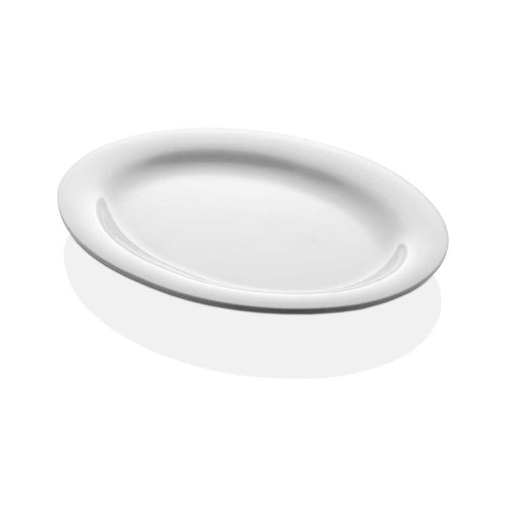 Göreme 629 Termostar Melamin Arya Kayık Tabak 33,5x26cm Beyaz