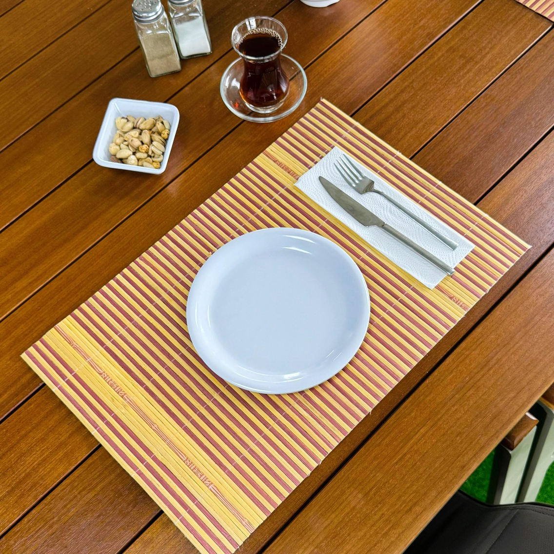 Göreme 644 Termostar Melamin Arya Servis Tabak 19cm Beyaz