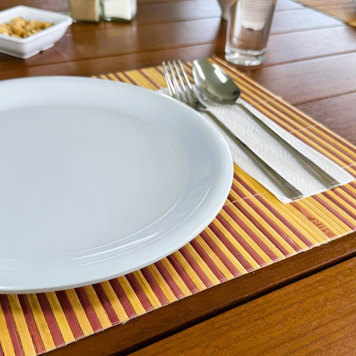 Göreme 646 Termostar Melamin Arya Servis Tabak 26cm Beyaz