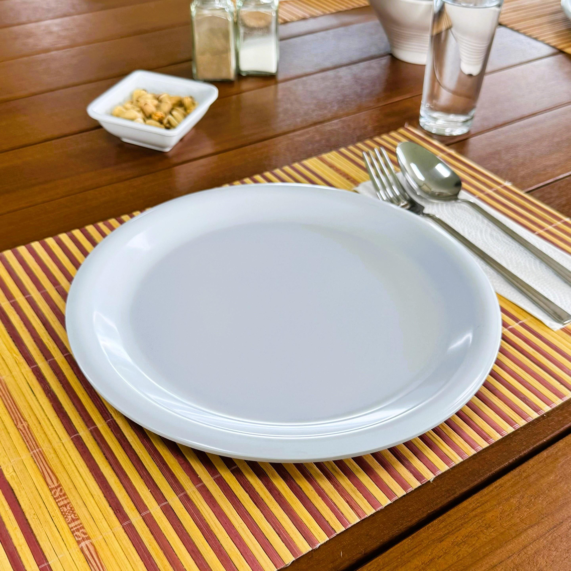 Göreme 646 Termostar Melamin Arya Servis Tabak 26cm Beyaz