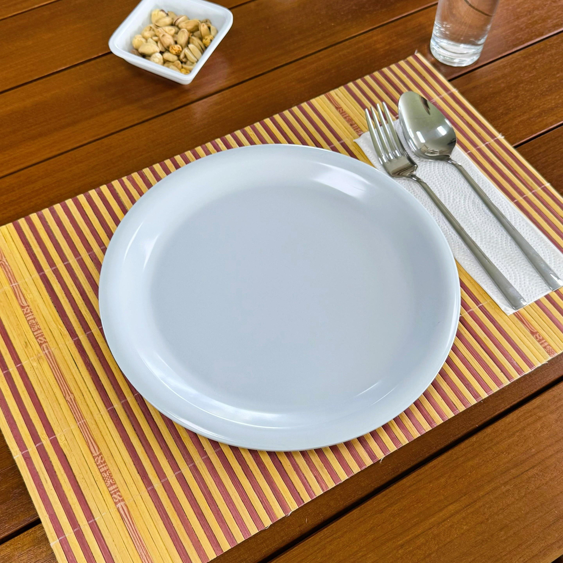 Göreme 646 Termostar Melamin Arya Servis Tabak 26cm Beyaz