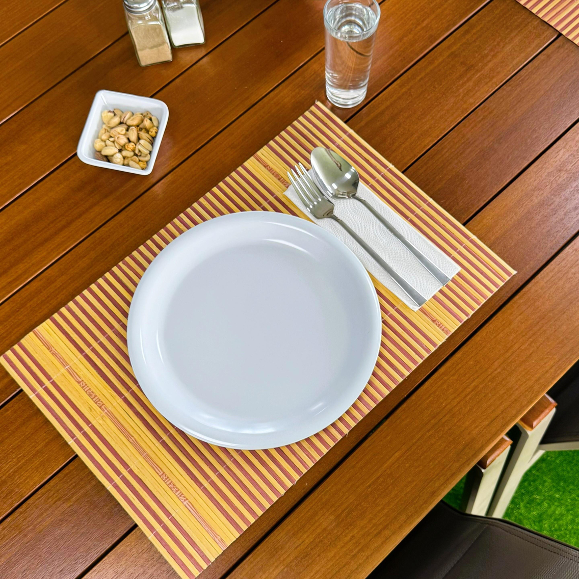 Göreme 646 Termostar Melamin Arya Servis Tabak 26cm Beyaz