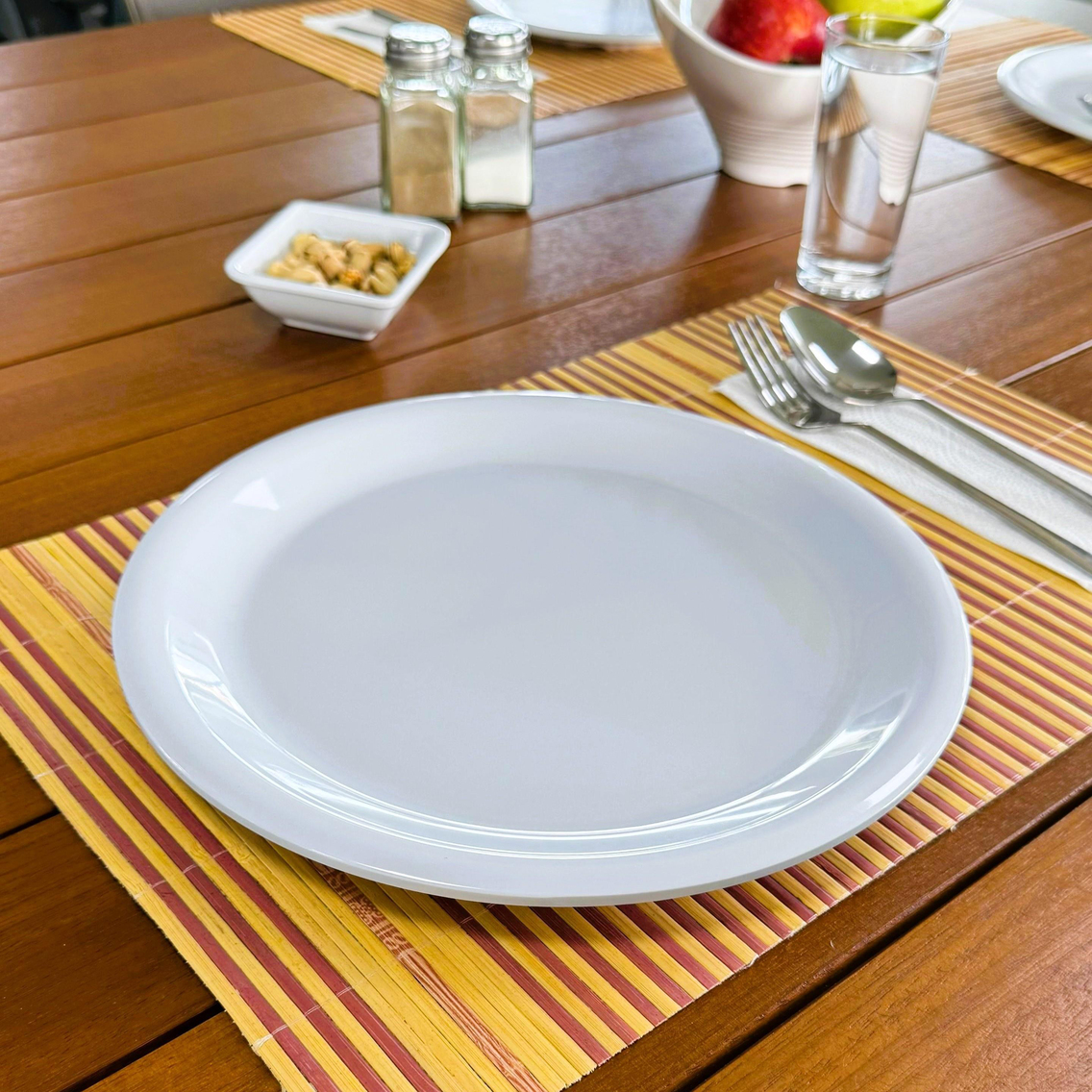 Göreme 647 Termostar Melamin Arya Servis Tabağı 28cm Beyaz