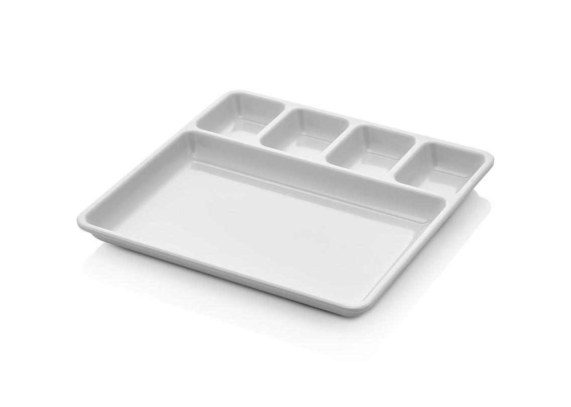 Göreme 650 Termostar Kırılmaz Melamin 5 Bölmeli Kahvaltılık 22x22cm