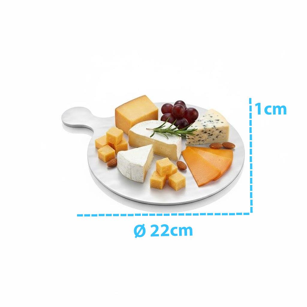 Göreme 671 Termostar Kırılmaz Melamin Mat Saplı Sunum Ø22cm