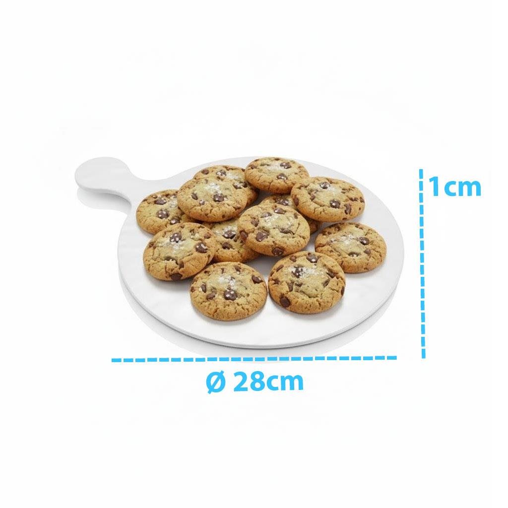 Göreme 672 Termostar Kırılmaz Melamin Mat Saplı Sunum Ø28cm