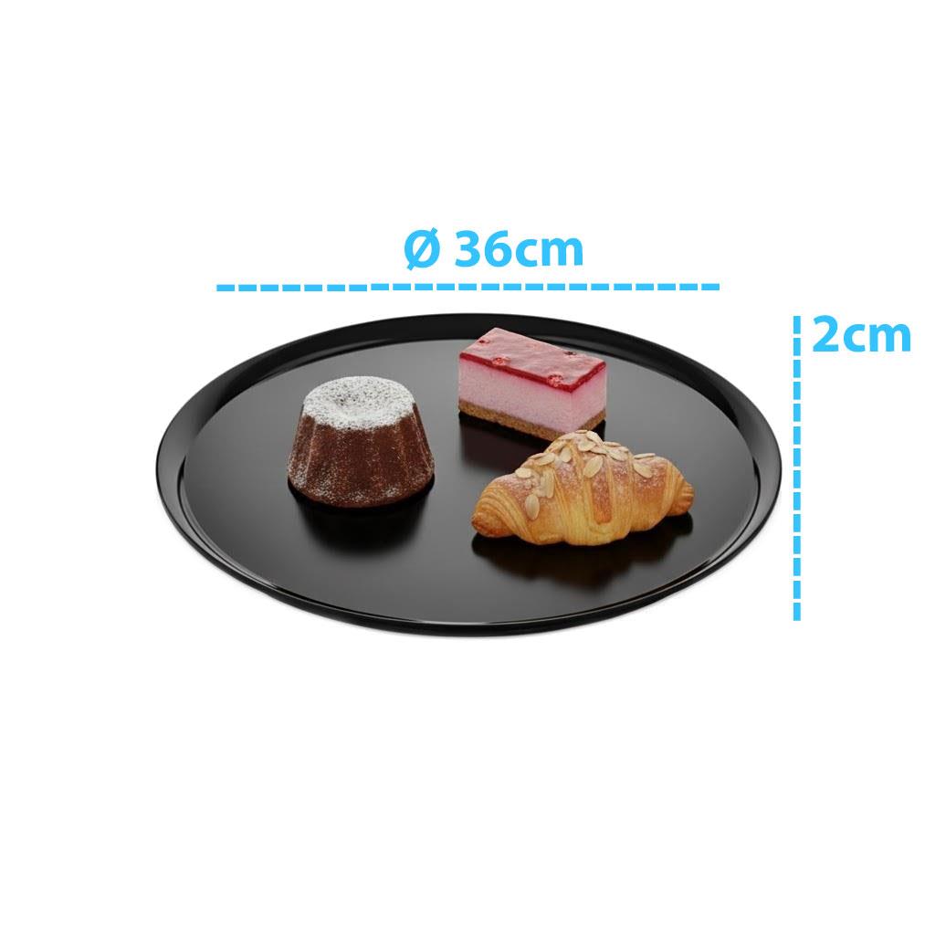 Göreme 677 Termostar Kırılmaz Melamin Açık Büfe Sunum Ø25cm