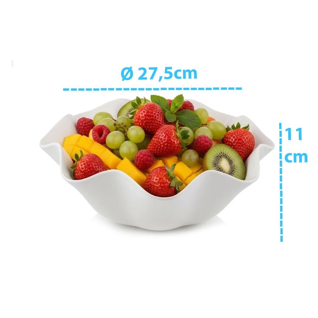 Göreme 694 Termostar Kırılmaz Melamin Flower Bowl Salata Kasesi Ø27,5cm