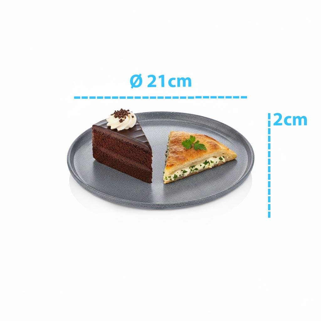 Göreme 7024 Termostar Kırılmaz Melamin Mat Viking Sunum Ø21cm