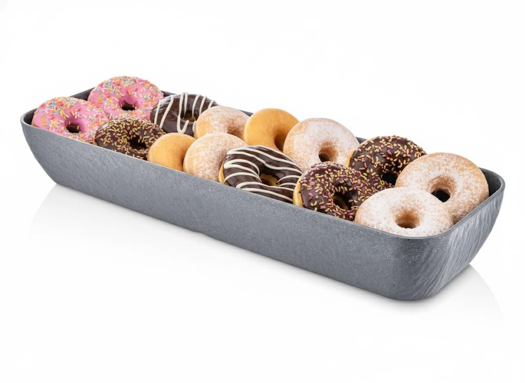 Göreme 7047 Termostar Kırılmaz Melamin Jumbo Tepsi 52x16 cm