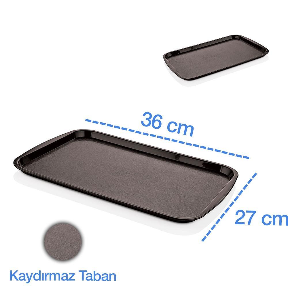 Göreme 892 ABS Renkli Servis Sunum Tepsisi 27x36 cm | ID5749