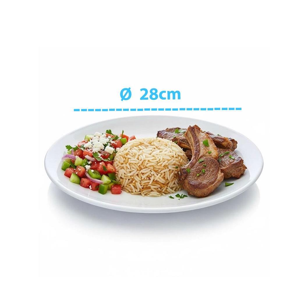 Göreme 9107 Termostar Melamin Forza Enternasyonel Tabak 28 cm | ID2258