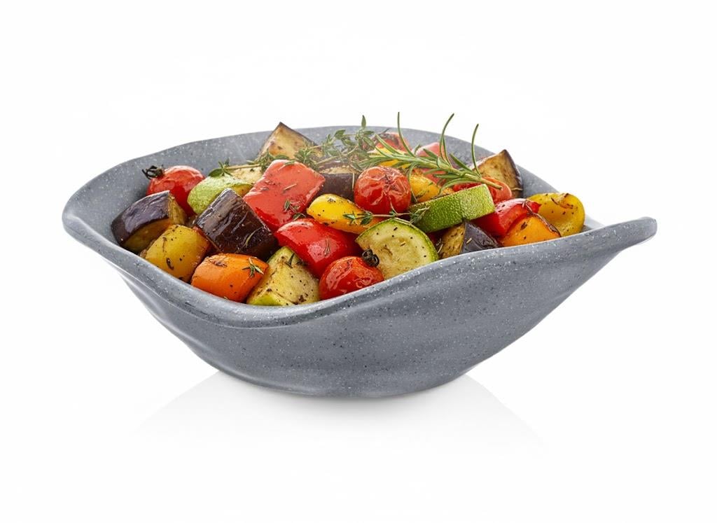 Göreme 9804-GR Termostar Kırılmaz Melamin Mat Elips Kase 28,5x24,5cm