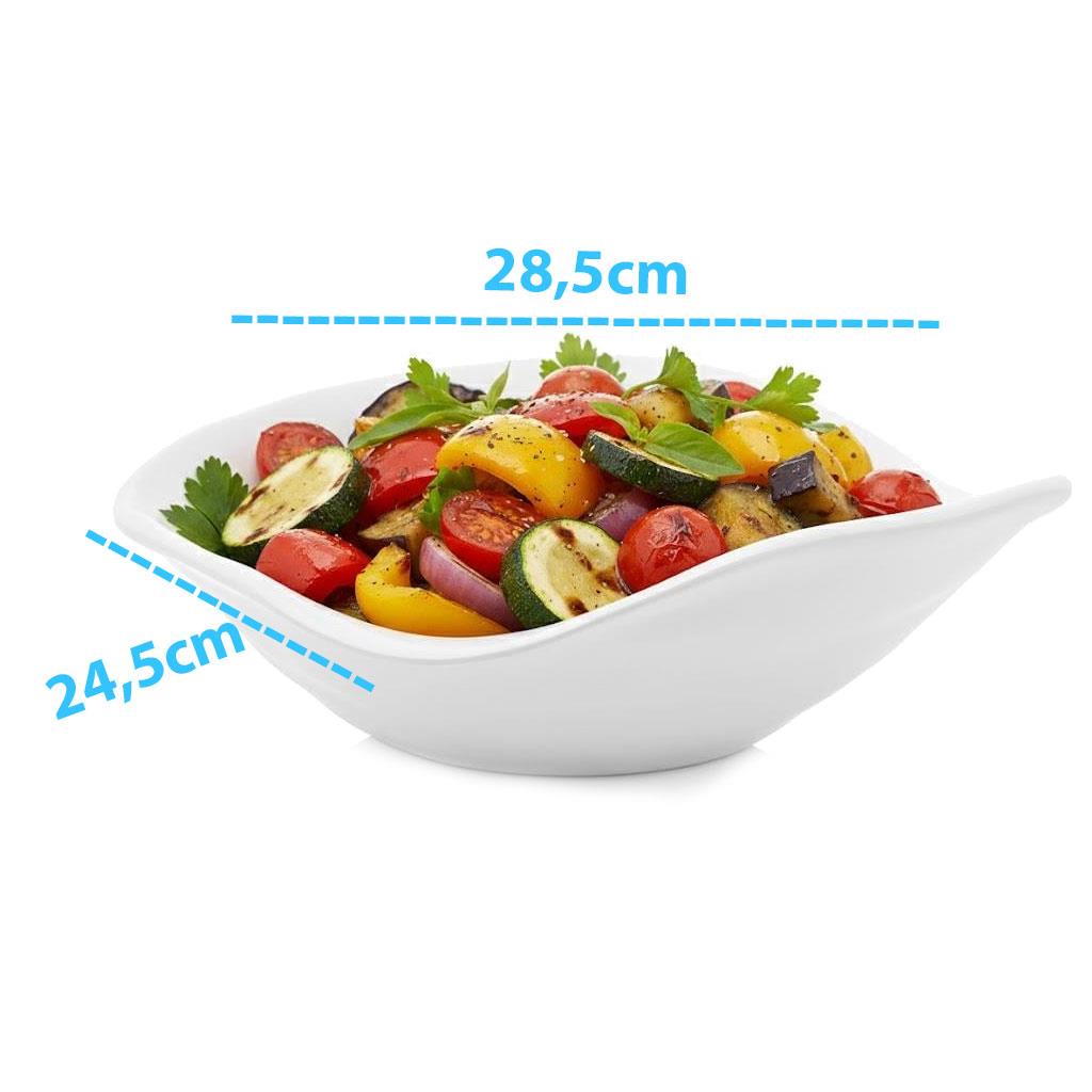 Göreme 9804 Termostar Kırılmaz Melamin Mat Elips Kase 28,5x24,5cm