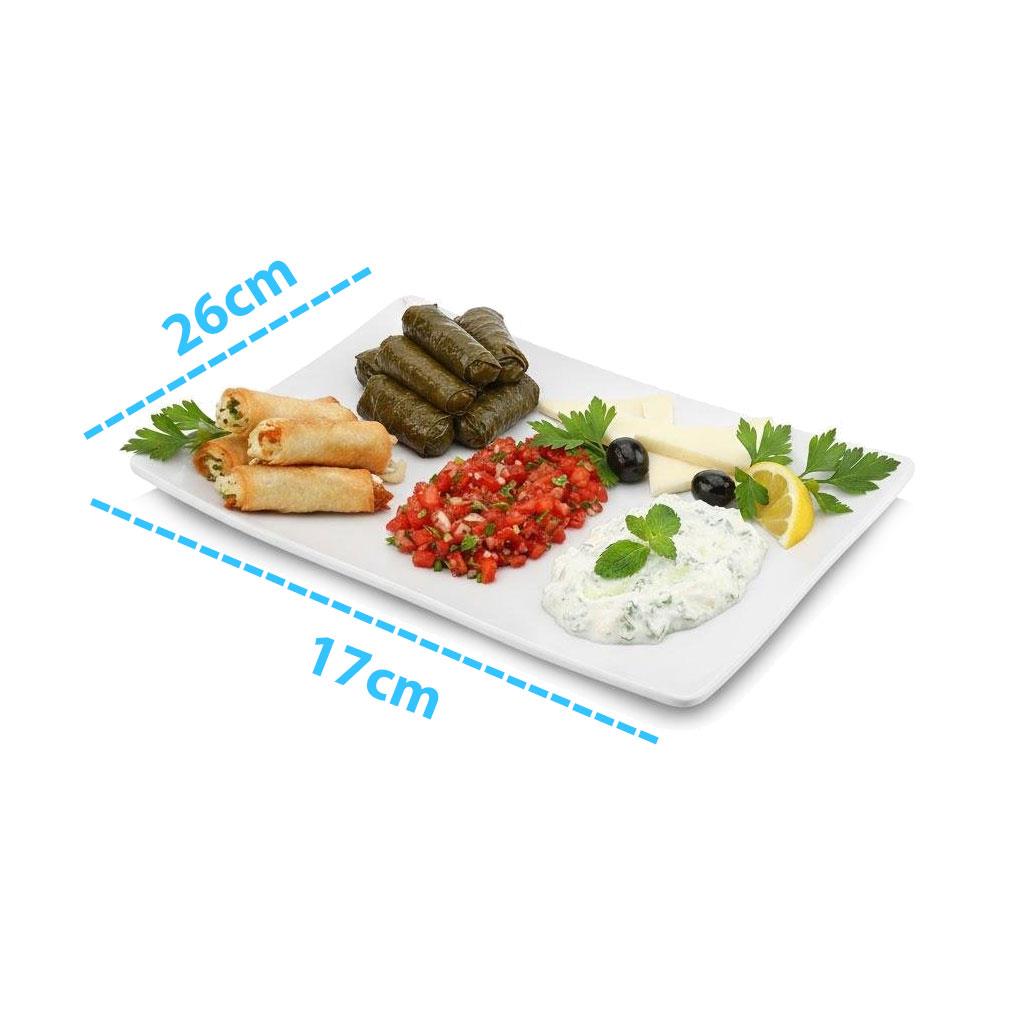 Göreme 9818 Termostar Kırılmaz Melamin Mat Ren Sunum 26x17cm