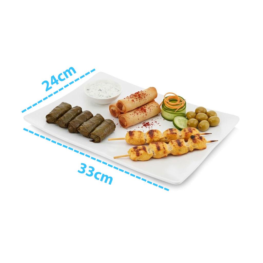 Göreme 9819 Termostar Kırılmaz Melamin Mat Ren Sunum 33x24cm