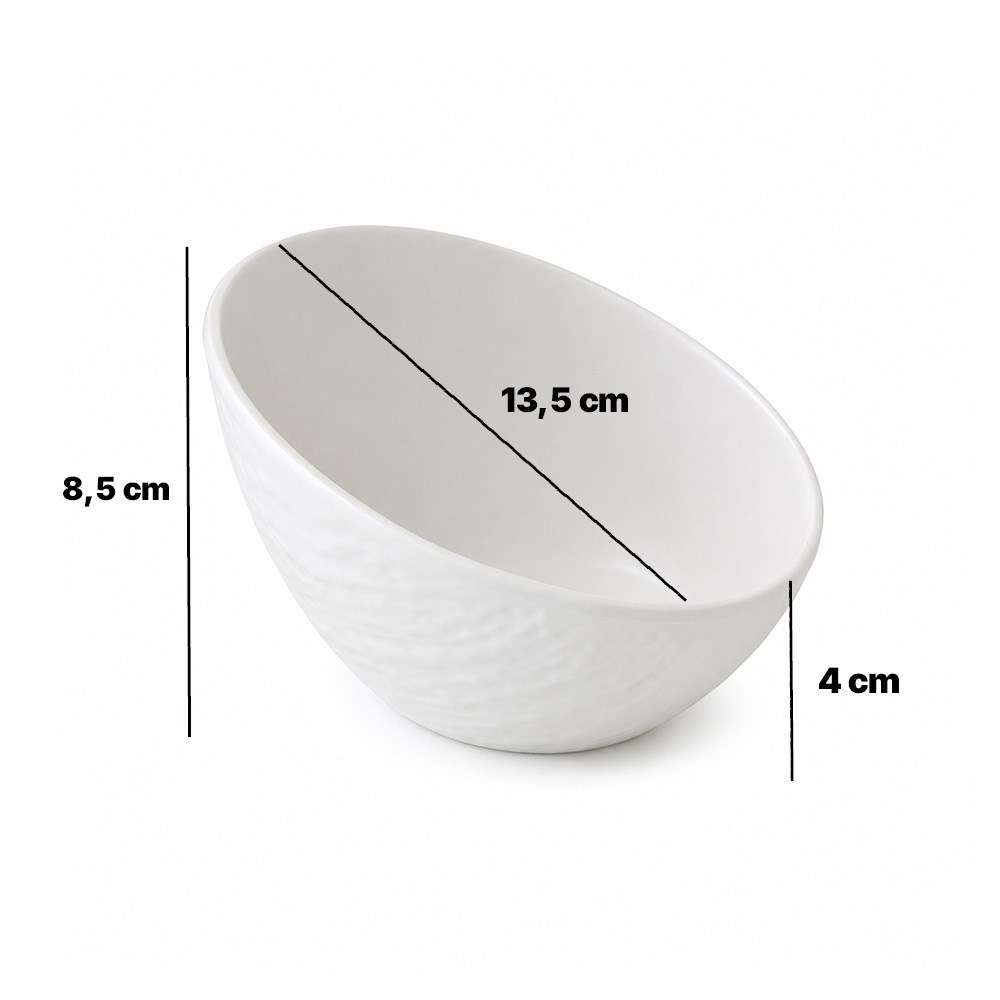 Göreme Kırılmaz Melamin 9633 Ay Eğik Kase 13,5cm