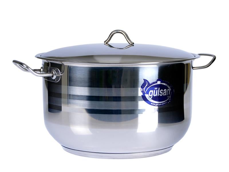 Gülsan Derin Çelik Tencere 32cm | ID3833