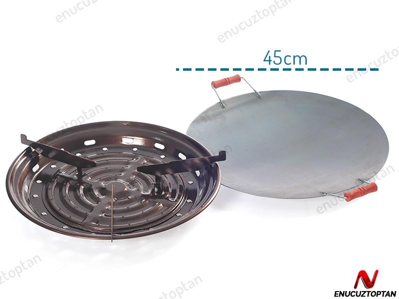 Güryan Tüplü Çok Amaçlı Saç - Kavurma Sacı 45cm | ID2542