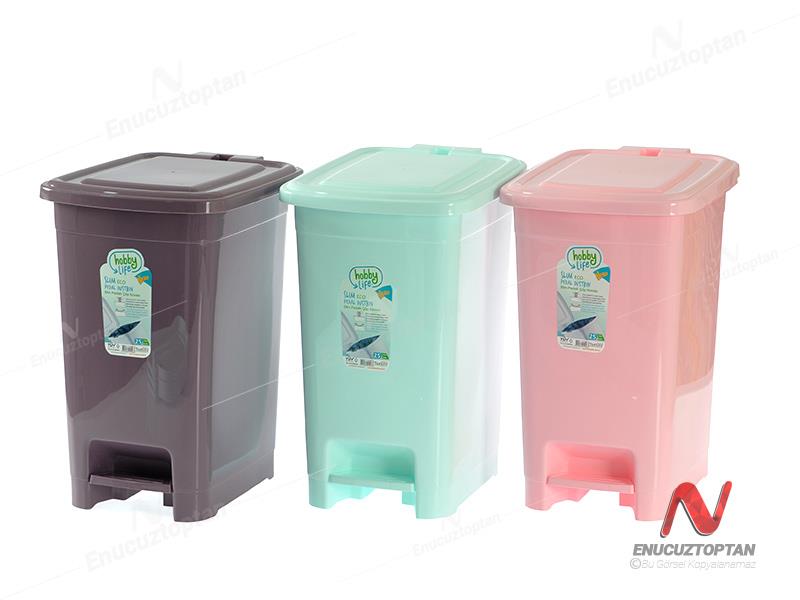 HobbyLife 01 1142 Slim Pedallı Çöp Kovası 25 Litre | ID2785