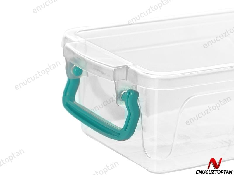 Hobbylife 02 1046 Şeffaf Dikdörtgen Kapaklı Saklama Kabı 300ml | ID2641