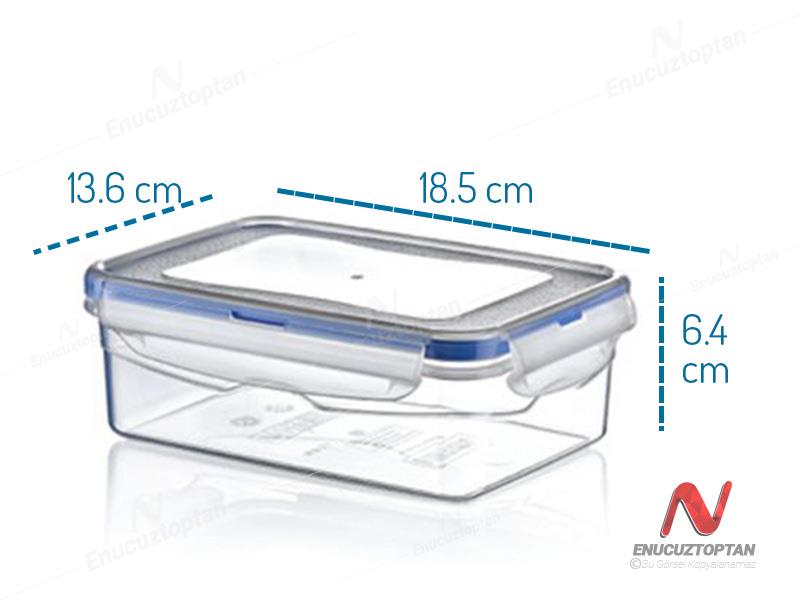 HobbyLife 02 1465 Dikdörtgen Sızdırmaz Kapaklı Saklama Kabı 800 ml | ID2691
