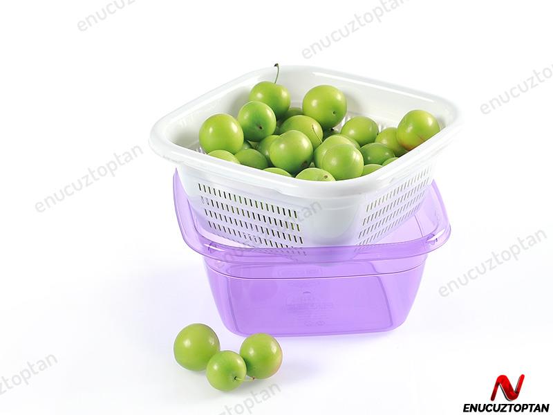 HobbyLife 03 1076 Zümrüt Süzgeçli Badya 1.3 Litre | ID1894