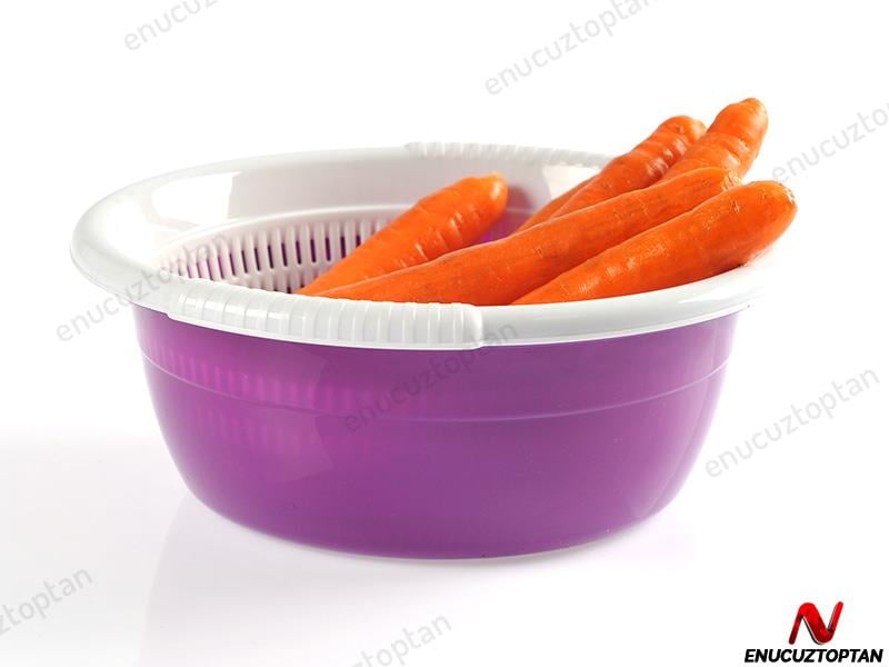 HobbyLife 03 1084 Zümrüt Yuvarlak Süzgeçli Badya 2.5 Litre | ID1900