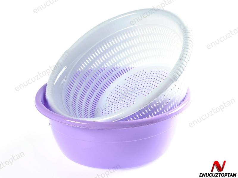 HobbyLife 03 1086 Zümrüt Yuvarlak Süzgeçli Badya 7 Litre | ID1902