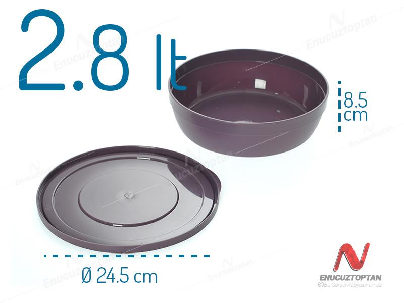 HobbyLife 03 1329 Sandy Kısa Kapaklı Kase 2.8 Litre | ID2683