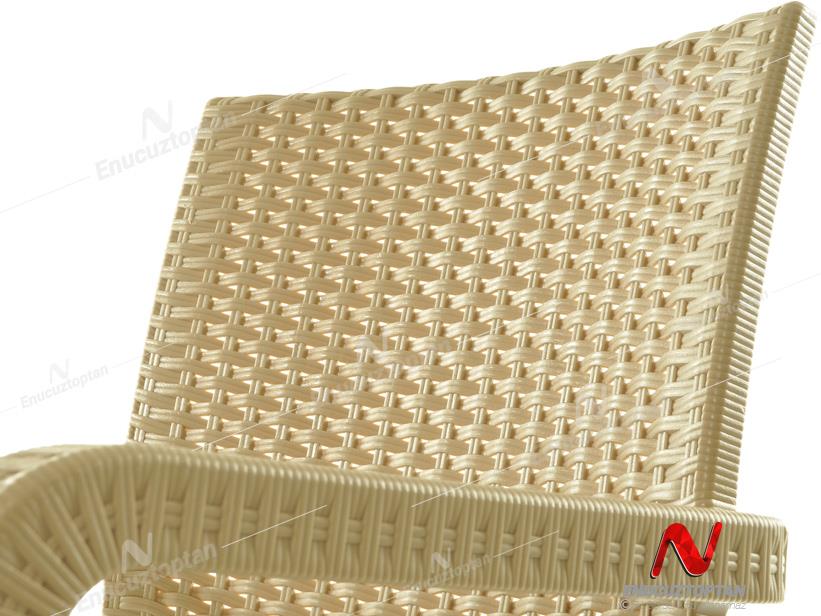 Holiday HK700 Markiz Rattan Sandalye Koltuk Çöl Beji | ID2803