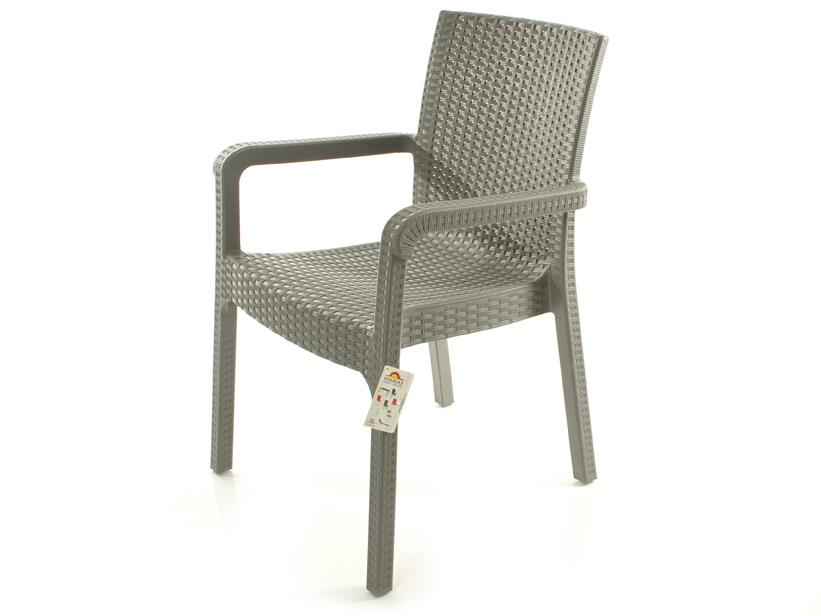 Holiday HK700 Markiz Rattan Sandalye Koltuk Çöl Grisi | ID2804
