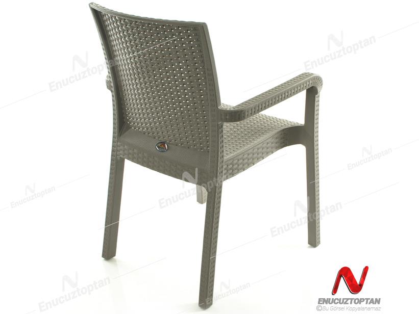 Holiday HK700 Markiz Rattan Sandalye Koltuk Çöl Grisi | ID2804