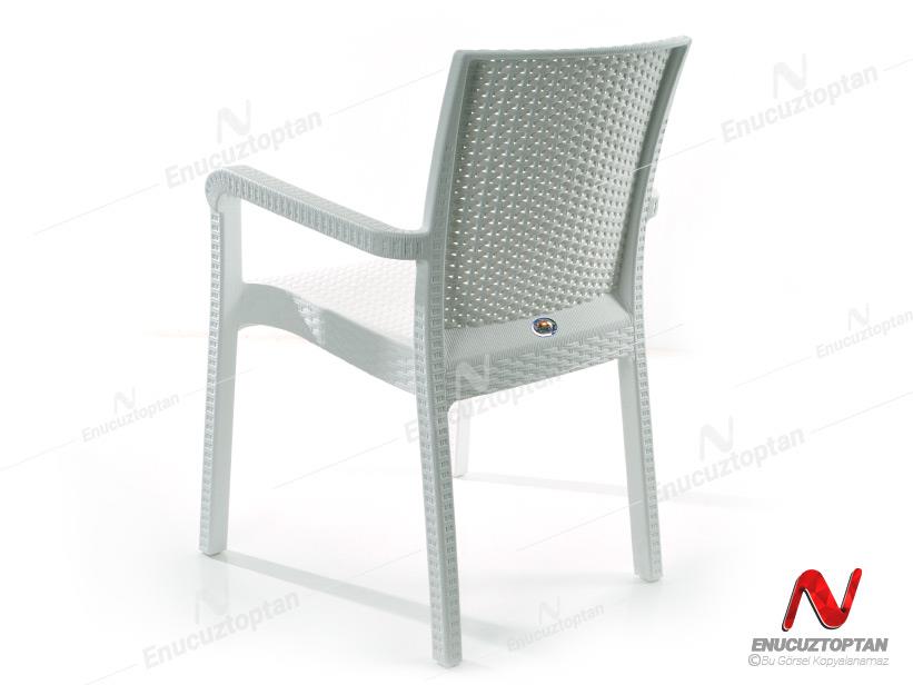 Holiday HK700 Markiz Rattan Sandalye Koltuk Beyaz | ID2801