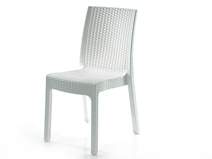 Holiday HK710 Deluxe Rattan Sandalye Beyaz | ID2797