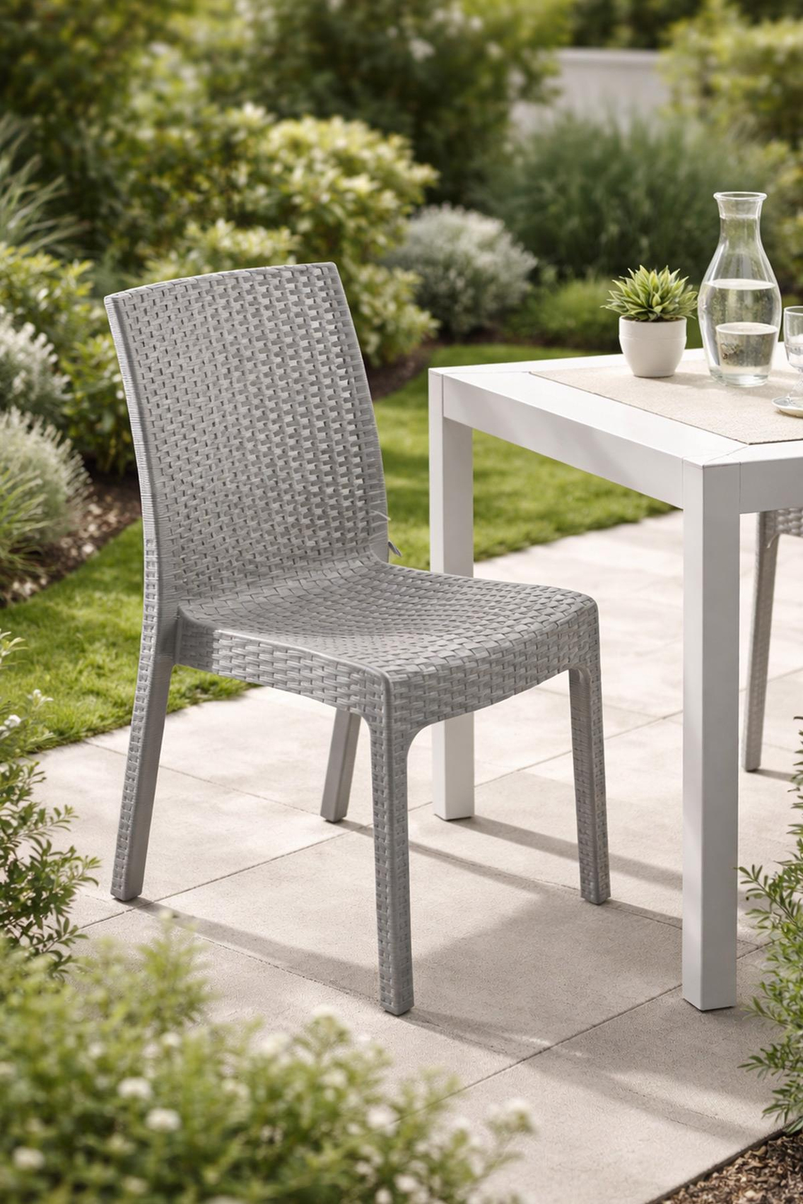 Holiday HK710 Deluxe Rattan Sandalye Çöl Grisi | ID2800