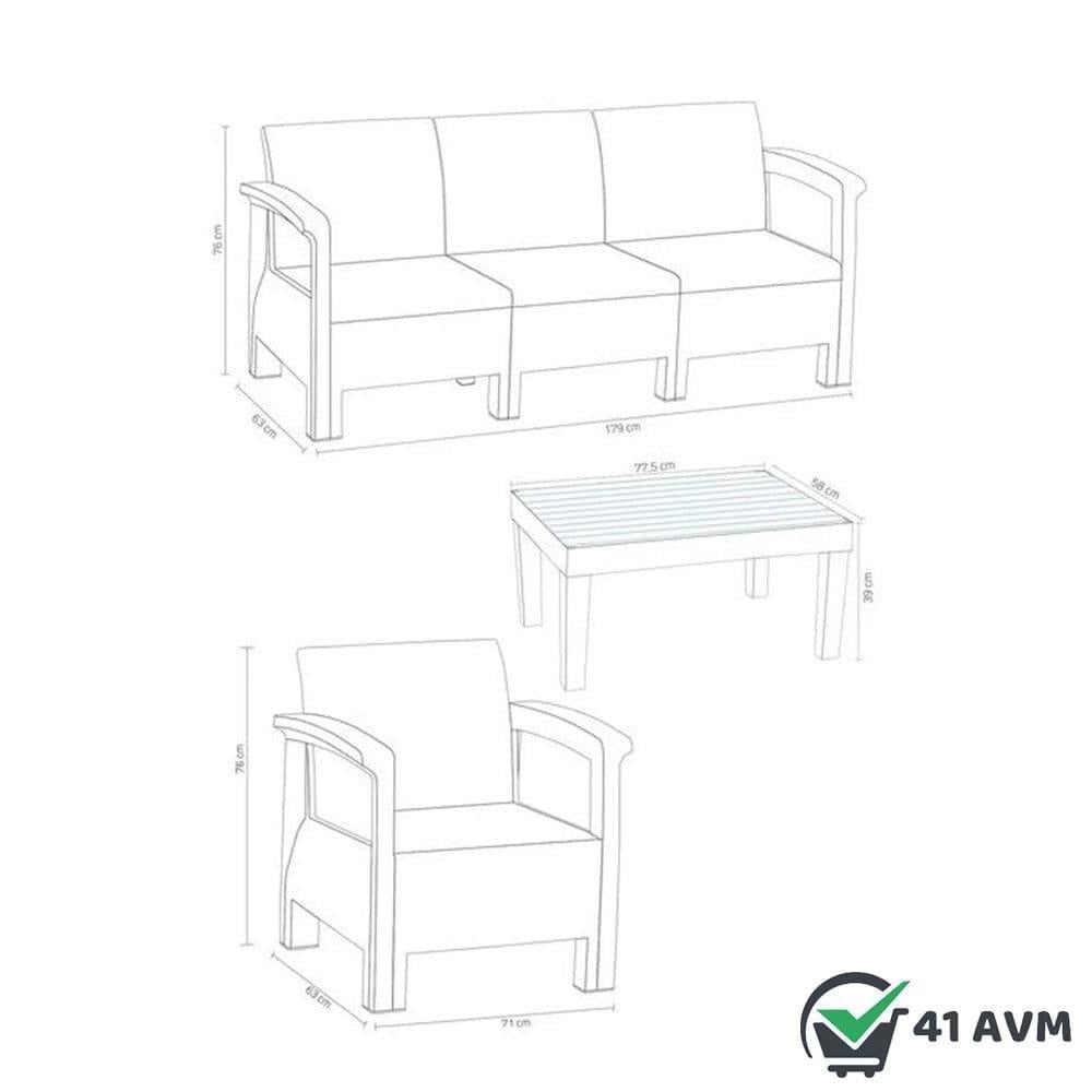 Holiday HK965 Amazon Bahçe Oturma Grubu | ID5687