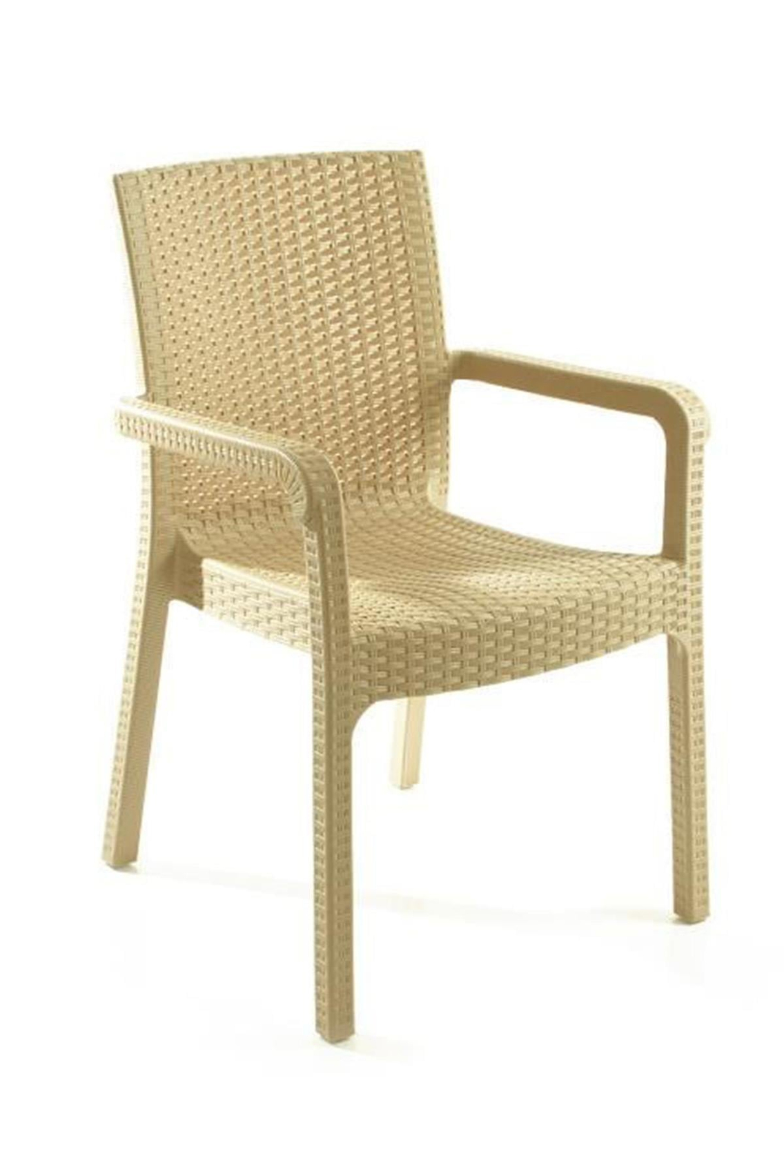 Holiday HM725 Rattan Camlı 80x140 Masa + 6 Adet HK700 Markiz Koltuk | ID4676