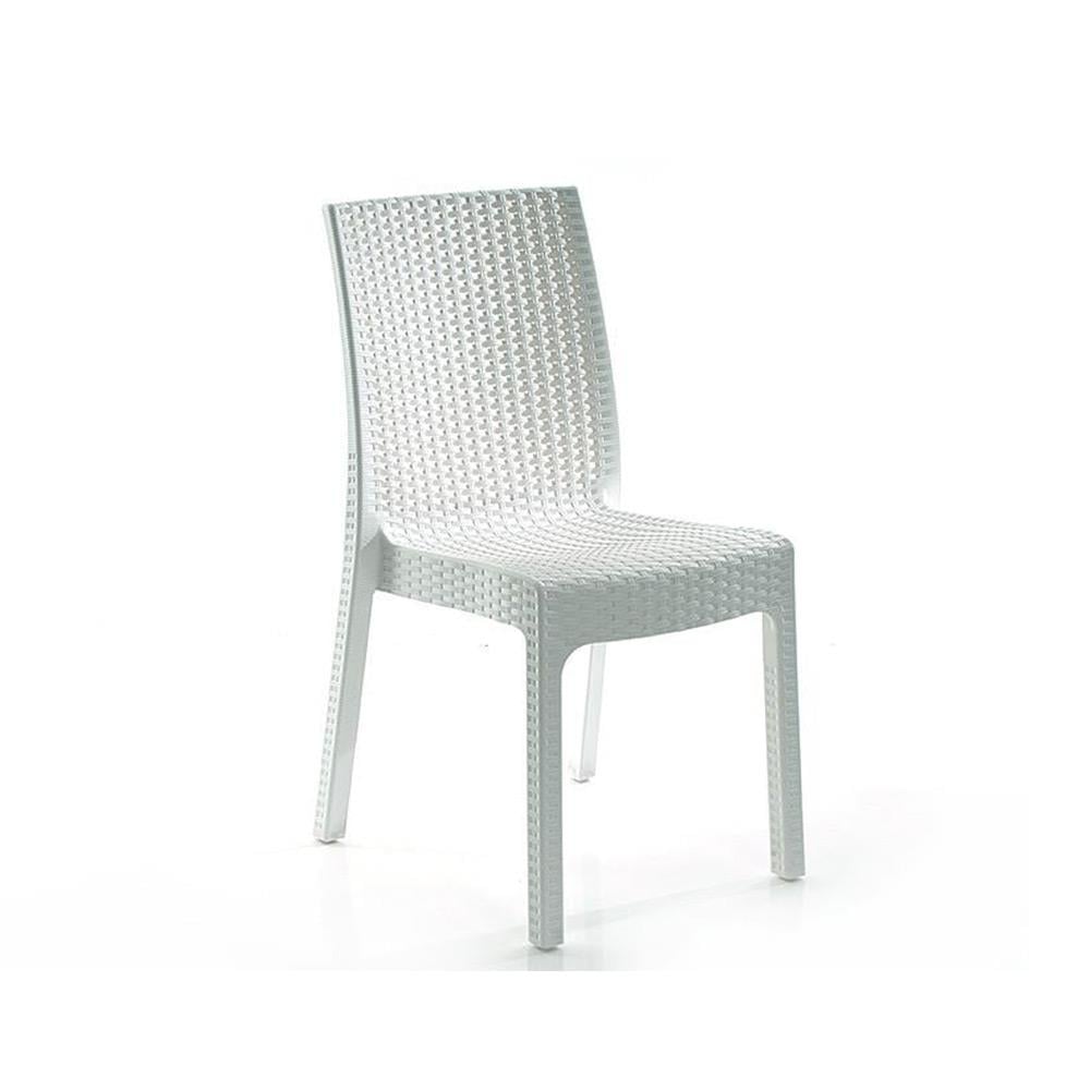 Holiday HM730 Rattan Camlı 90x150 Masa + 6 Adet HK710 Deluxe Sandalye | ID2818
