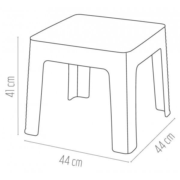Holiday HS700 Monoblok Rattan Şezlong Plaj Sehpası | ID102