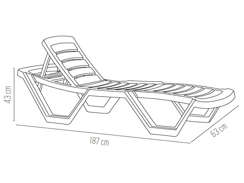 Holiday HZ140 Capissi Şezlong | ID1543