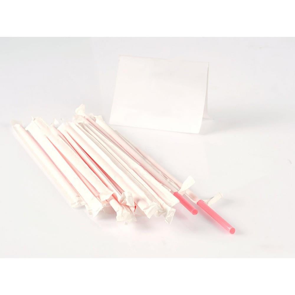 Kağıt Sargılı Düz Pipet 20cm 200'lü Paket | ID1782