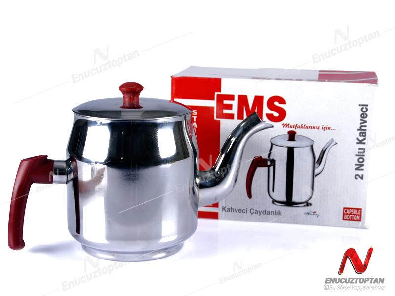 Kahveci Demliği Paslanmaz Çelik No:2 2 Litre  | ID4402
