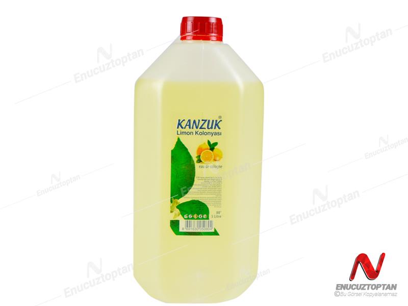 Kanzuk Limon Kolonyası Şeffaf Bidon 5 Litre | ID4105