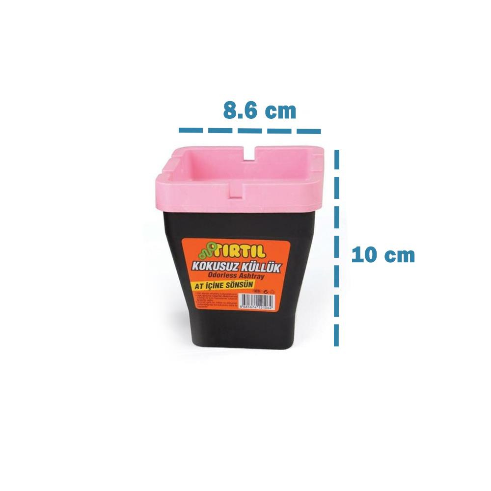 Kokusuz Yanmaz Plastik Kare Küllük | ID5885