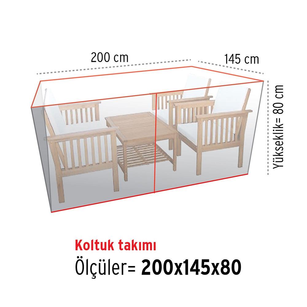 Koltuk Takımı Koruma Örtüsü 200x145 cm | ID6454