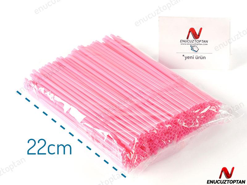 Körüklü Renkli Pipet 22cm 200'lü Paket | ID1792