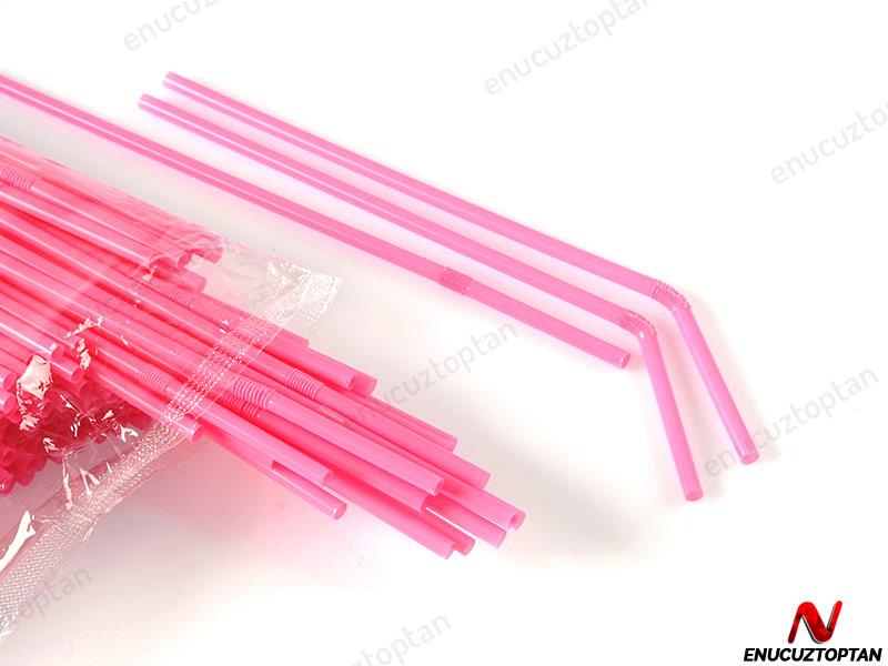 Körüklü Renkli Pipet 22cm 200'lü Paket | ID1792